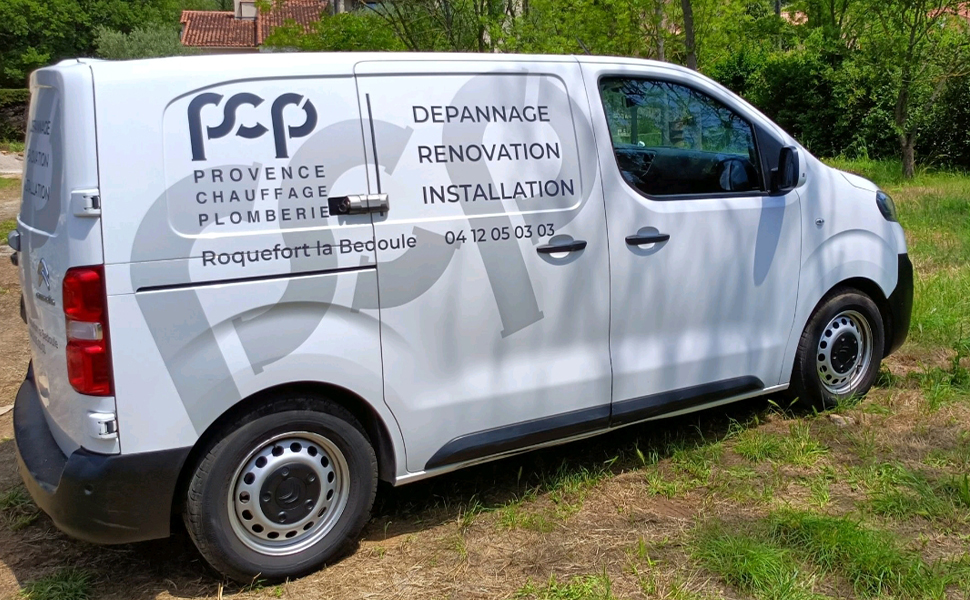 Camion PCP Provence Chauffage Plomberie — Roquefort-la-Bédoule
